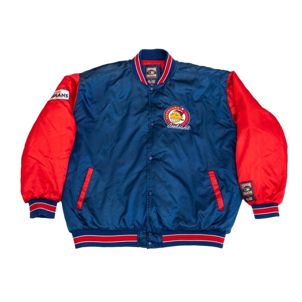 Vintage 1948‎ Cleveland Indians MLB Jacket – G-III Carl Banks (Cooperstown)